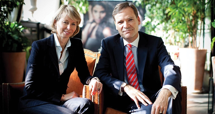 CEO of Frederique Constant, Peter Stas, and Director of Frederique Constant, Aletta Stas