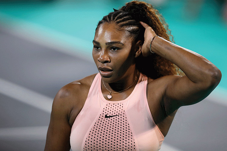 Serena Williams wearing Chopard