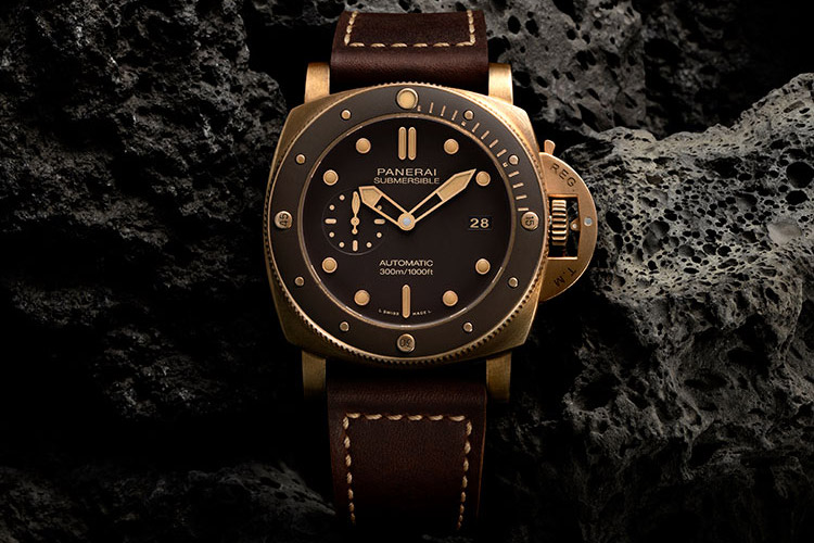 diving watch Panerai Submersible Bronzo