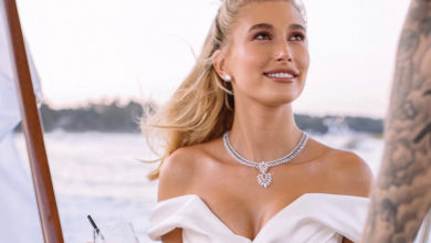Hailey Bieber with Messika