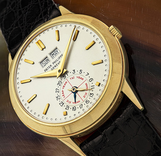 lan Banbery’s yellow gold Patek Philippe ref. 3448J