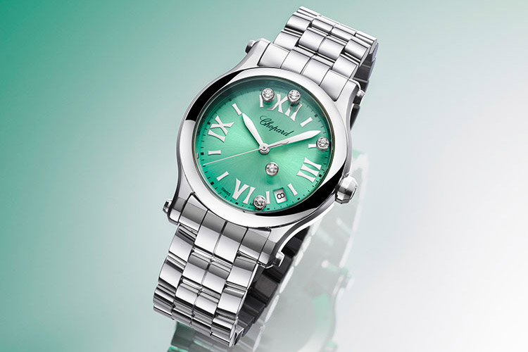 Lucent Steel with Mint Green dial